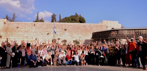 Hadassah's Major Donors Gather at the Western Wall; October, 2012