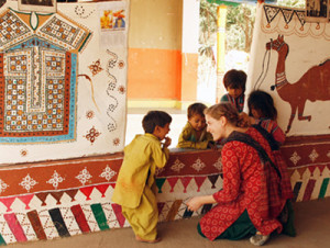 AJWS volunteer in the field