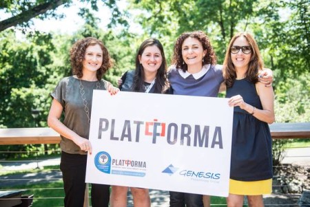 The Platforma Summit team: (l-r) Alexandra Belinski, Lily Lozovsky, Anna Vainer and Victoria Anesh.