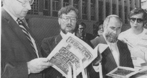 " I was determined to place Israel firmly at the center of the map of the international campaign for the right of the Jews of the Soviet Union to leave freely." Photo by Chaim Chesler.