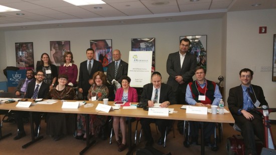 Attendees of the Ruderman Family Foundation's first conference for Jewish disability self-adovcates on Dec. 17 in New York City. Photo courtesy Ruderman Family Foundation.