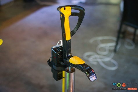 These unusual crutches allow people to simultaneously use cellphones while also relieving shoulder pressure. Photo courtesy ZOA Productions (TOM TLV 2015).