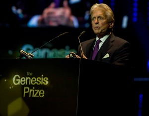 Genesis Prize Ceremony Honoring Michael Douglas; photo courtesy Genesis Prize.