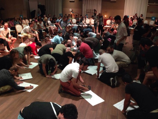 Open Space, an ROI classic, where the participants set the agenda, convene the conversations, and play by the Law of Two Feet.