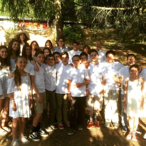 Some of Congregation Or Ami's delegation to Camp Newman