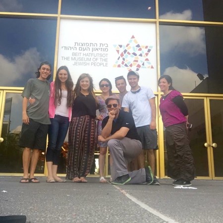 Project Beyond participants learn about loving your fellow as yourself and Jewish Peoplehood at Beit Hafutsot.