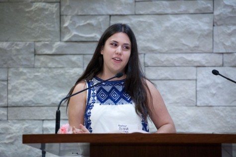 Senior madricha, teen Olivia Sharon; photo courtesy Congregation Or Ami.
