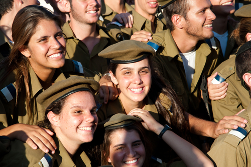 Youth in the Israeli Army's Marva program; photo by Ryan Rodrick Beiler / Shutterstock.com