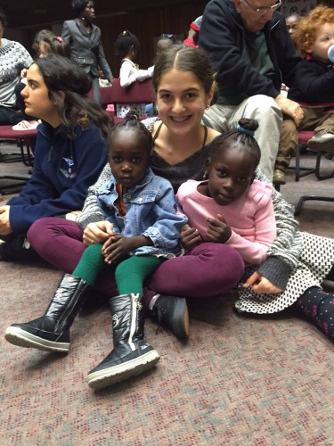 Elifelet for Refugee Kids celebrating Hanukkah with refugee kids