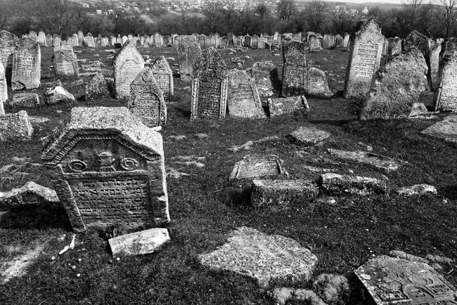 Pidhaitsi, Jewish cemetery, April 2013; photo by Christian Hermann.