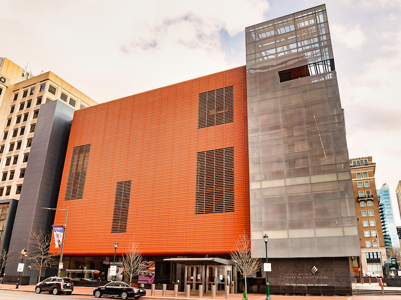 exterior of The Weitzman National Museum of American Jewish History