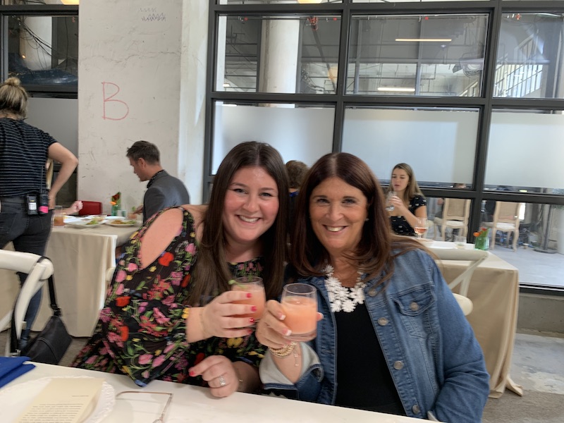 Silverman Raff (left) with her mother, Ellen Silverman.