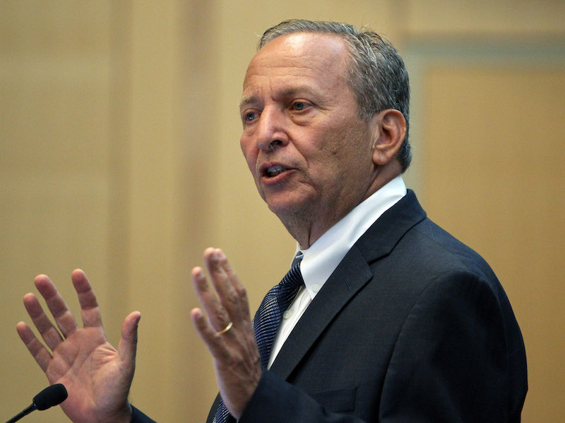 Lawrence Summers Speaks At Northeastern University