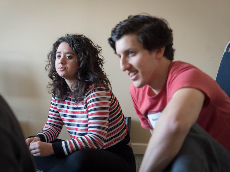 Small, peer-led group discussions at GatherDC's annual Beyond the Tent Retreat.