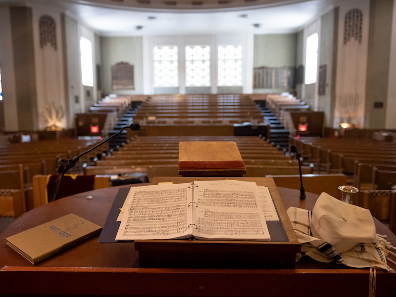 A synagogue in New York City.