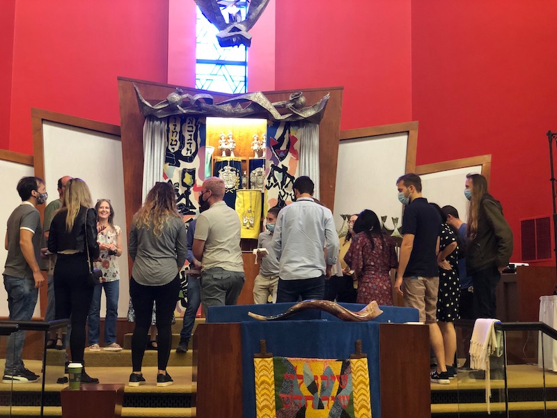 Tulsa Tomorrow's Fall 2021 cohort visits the city's Temple Israel, a Reform congregation.