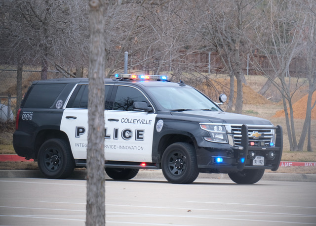 Police take security measures after a gunman held hostages at Beth Israel Congregation Synagogue in Colleyville, Texas, on Jan. 15, 2022. 